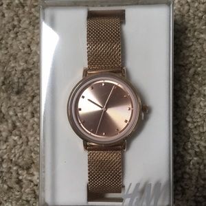NWT rose gold H&M watch